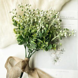 NEW Artificial Faux Floral Greenery Stem